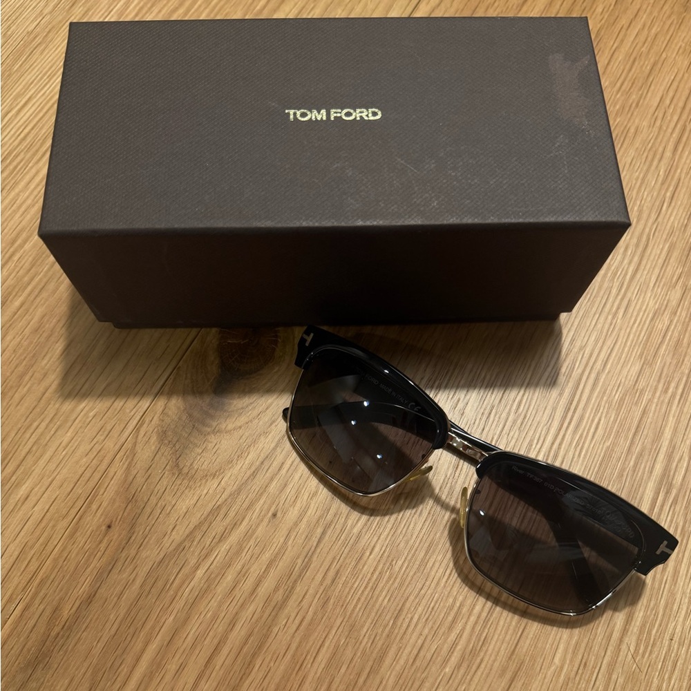 Tom Ford Black and Gold Sunglasses